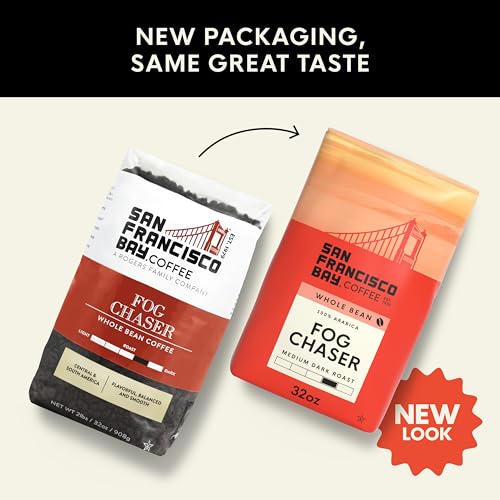Image of San Francisco Bay Coffee - Medium-Dark Roast Whole Bean Coffee - Fog Chaser (2 lb bag)