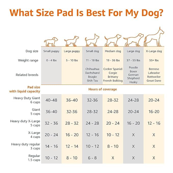 Image of Pet Training Pads, Regular Size 56x56 cm, Unscented, Leak-Proof Design with Quick-Dry Technology, 50 Count Pack for Puppies and Small Dogs