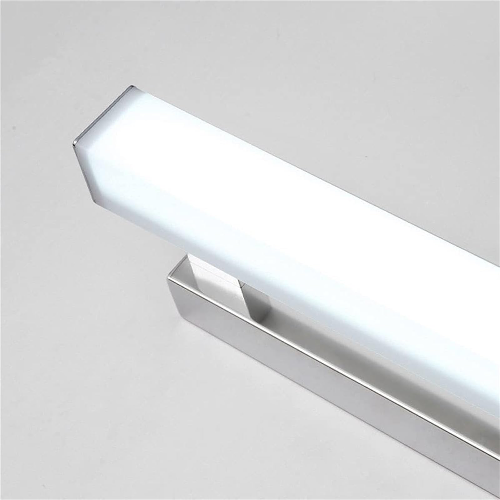 Lámparas de Pared Modernas Lámpara de Tocador Lámpara de Espejo de Baño Marco Cromado Aplique de Pared para Maquillaje Lámparas Frontales para Tocador Espejo de Armario Dormitorio