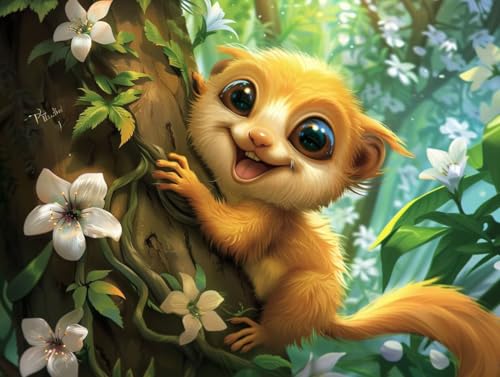 Diamond Painting Fleur de Rat 90x120 cm Adulte Kit 5D DIY Grand Format