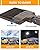 LED Parking Lot Light 200W 150W 120W Adjustable, UL DLC Listed 5000K Shoebox Light with Photocell, Adjustable Slip Fitter, IP65 Commercial Street Lights AC100-277V for Outdoor Parking Lot Roadway