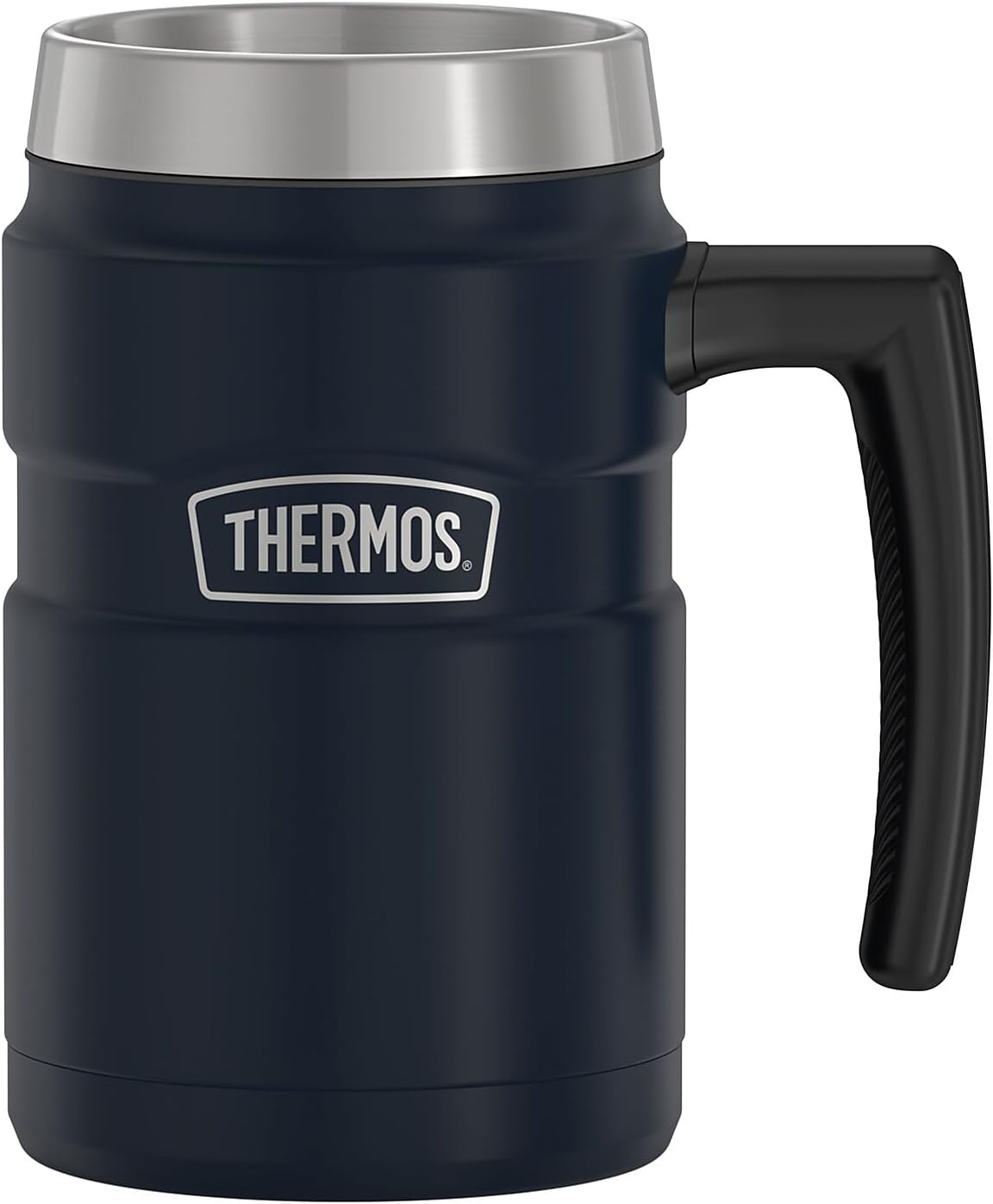 Thermos Stainless King 16 Ounce Coffee Desk Mug, Midnight Blue - Image 2