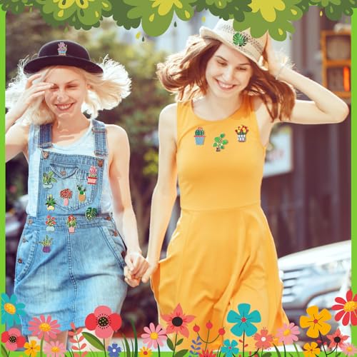 30 Pcs Cute Enamel Pins Bulk Plant Flowers Animal Halloween Black Cat Gothic Fall Pumpkins Spring Cartoon Lapel Brooches Pin Fun Jewelry Gift for Clothes Bags Hats Accessories2