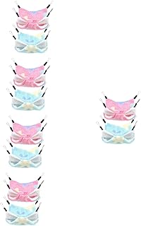 BESTOYARD 10 Pçs Hamster Rede Furão Gaiola Acessórios Hamster Pendurado Rede Hamster Brinquedo Pet Balanço Pequeno Animal De Estimação Rede Animal Cabana Hamster Pendurado Gaiola Chinchila