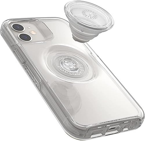 Miniatura 5 de OtterBox + Funda Pop Symmetry Series para iPhone 12 Mini (no 12, Pro, Pro Max) Embalaje no minorista - Transparente