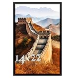 Picrit 14x22 Picture Frame, Photo Frame for Wall Mounting Display, Black
