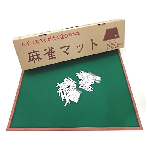 麻雀マット 安心の国産 囲碁ラボ人気ナンバー1 ミワックスのMJマット(約690×690mm)白点棒付き