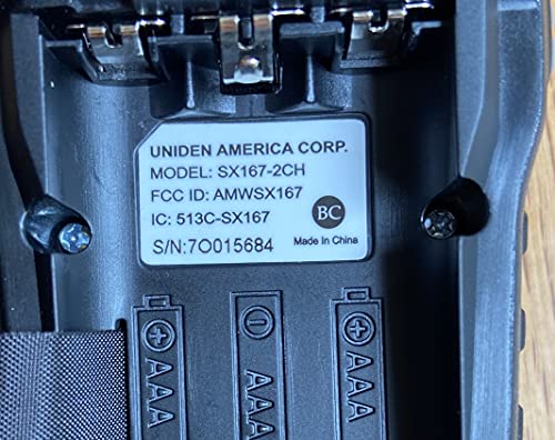 Uniden Sx167-2Ch Up To 16 Mile Range, Frs Two-Way Radio Walkie Talkies, Rechargeable Batteries With Convenient Charging Cable, Noaa Weather Channels, Roger Beep, 2-Pack Black Color #TOP6