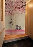 japan deko basteln 💚 Aus ausgezeichnetem Baumwoll-Leinengewebe kann man mitten durch die Noren laufen, wo es sich in zwei Teile teilt.