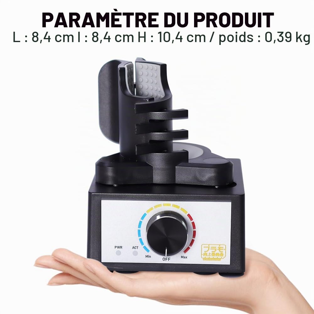 Mini Vortex Mixer, DIY/Gundam Model Paint Shaker, Hands-Free, 300~2400rpm, Three-Stage Speed Mix, Suitable 10-100ml Shaker, for Paint, Nail Polish, Lab, Paints Acrylic, Eyelash Adhesives