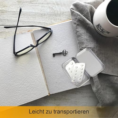 EVTHUR 3 Stück Metall-Aufbewahrungsboxen Kleinen Blechdosen 11,5x8,5x2,2cm Metalldosen mit Deckel - Mini Dosen mit Deckel für Süßigkeiten, Schmuck & Kleinteile