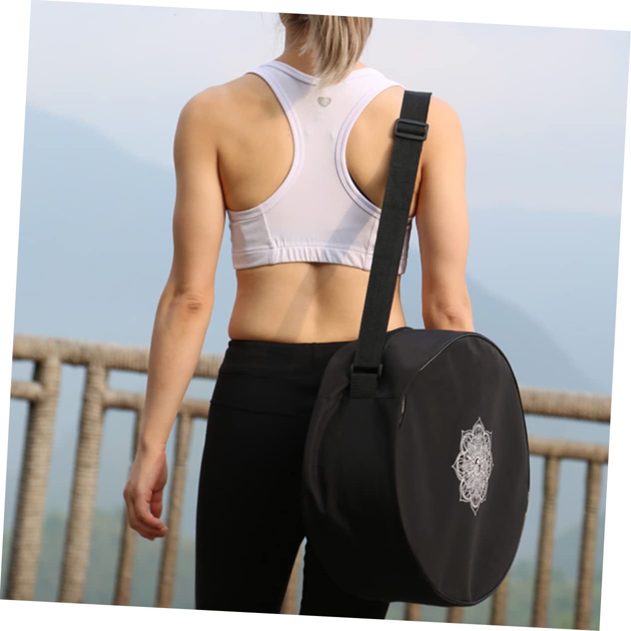ifundom 2 Stück Yoga Aufbewahrungstasche Große Kapazität Sportzubehör Yoga Block für und Fitness Equipment