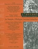 Animal N 19-20 - Lacoue-Labarthe/le Simple-