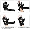 QINGLER-Punch-Bag-Boxing-Martial-Arts-MMA-Sparring-Grappling-Muay-Thai-Taekwondo-Training-PU-Leather-Wrist-Wraps-Gloves-Half-Mitts-UFC-Training-Boxing-for-Women-Men-Kids-X-Small-Size-Black QINGLER Punch Bag Boxing Martial Arts MMA Sparring Grappling Muay Thai Taekwondo Training PU Leather Wrist Wraps Gloves Half Mitts UFC Training Boxing for Children Kids XX-Small Size Black