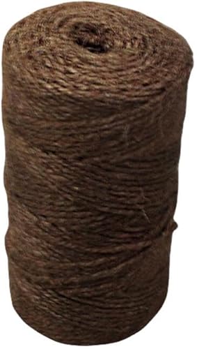 Yeehanddraft - Cordel de yute natural de 164328 pies, cuerda de regalo para manualidades, cuerda de embalaje duradera