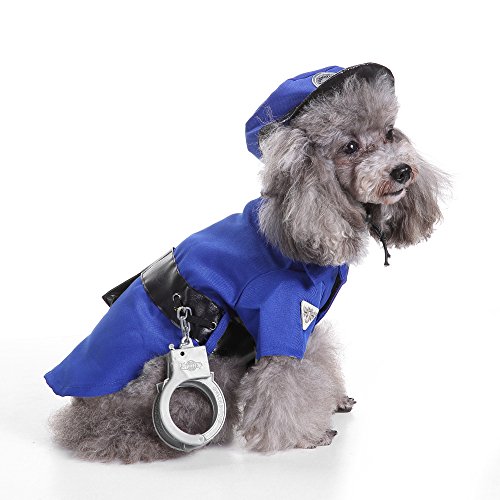 Disfraz de Policía para Perro Talla M S-Lifeeling