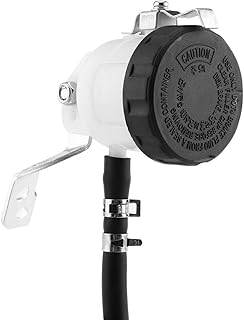 Brake Fluid Reservoir, Brake Master Cylinder Oil Reservoir Fluid Bottle w/Bracket for Suzuki SV650 03-09 SV100S 03-07