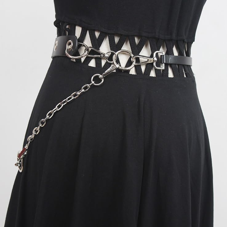 Pants Chain accessories Layer metal clothing waist chain 100 waist belt women embellishments with skirt design sense chain3