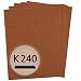 Produktbild K240 Schleifpapier in 10 Bögen, 230x280mm - für Holz und Farbe