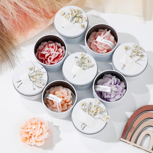 Threlaco 12 Pcs Bridesmaid Gift Scented Candles Valentine's Day Bridesmaid