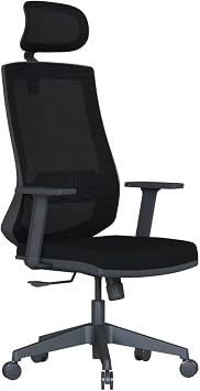 Sempre Sun Ergonomik Fileli Ofis  al ma Koltu u Siyah, Ayarlanabilir Ba l k ve Bel Deste i, Hareketli Kollar, Tilt Mekanizmal  Bilgisayar ve Y netici Sandalyesi