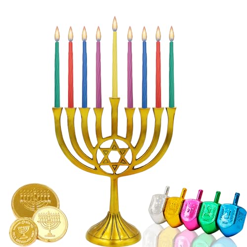 The-Dreidel-Company-Jerusalem-Hanukkah-Candles-Menorah-Candles-Chanukah-Candles-44-for-All-8-Nights-of-Chanukah-Single The Dreidel Company Jerusalem Hanukkah Candles Menorah Candles Chanukah Candles 44 for All 8 Nights of Chanukah Single