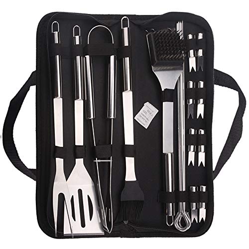 Meueneagrama Com Cadeau Danniversaire Pour Homme Canvivi Ustensiles De Barbecue En Acier Inoxydable Accessoires Pour Le Camping En Plein Air Ustensiles Pour Barbecue Barbecue Et Repas En Exterieur