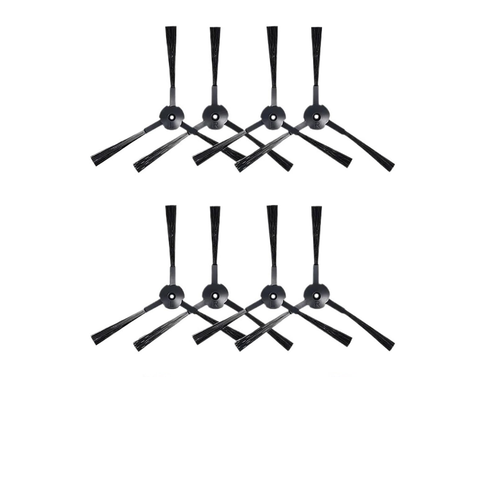 CGPACVMJE Robot vacuum side brush replacement,Compatible For Ilife，V7 V7S A4 A4S A40 A6 V3S Pro V5 V50 V5S Pro X5 T4 X430 X432 X620 X623 Vacuum Cleaner(8PCS set)