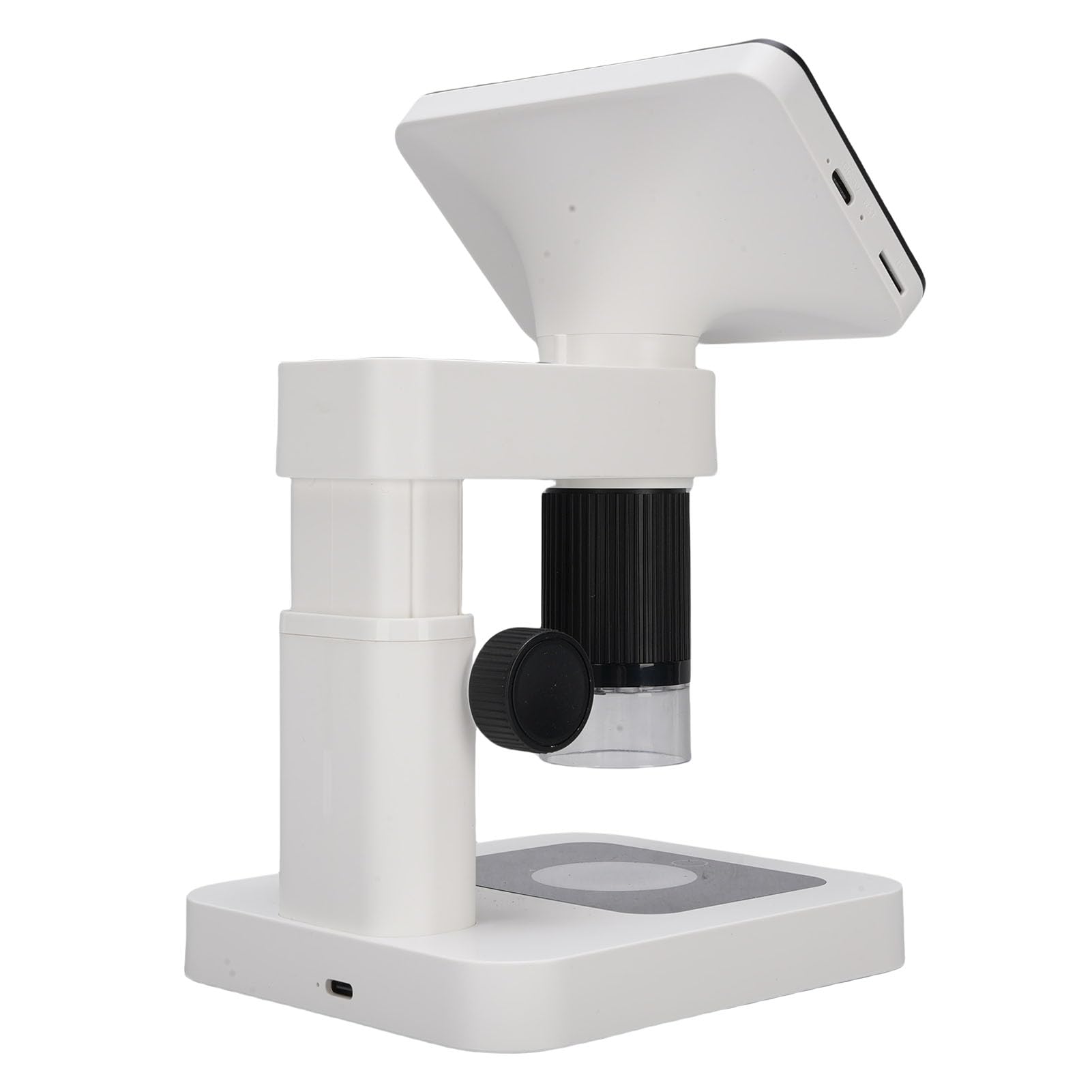 Pongnas Microscopio Elettronico con Schermo 4.5 Pollici 1080P, 5-32X