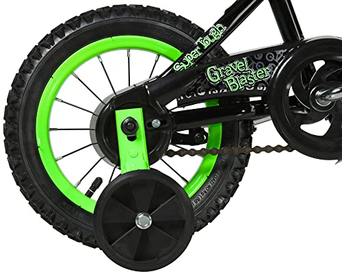 Dynacraft Gravel Blaster Bike Black, 12" #TOP5