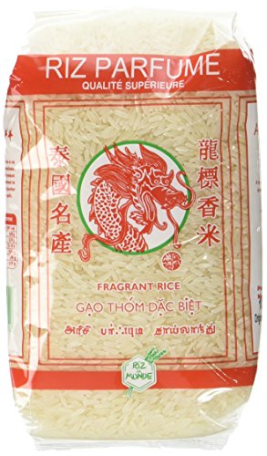 Riz du Monde Riz Long Blanc Parfumé Dragon 1 kg - Lot de 5 Cover