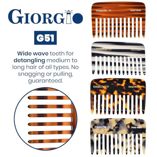 Peine desenredante Giorgio G51 dientes anchos miniatura 5