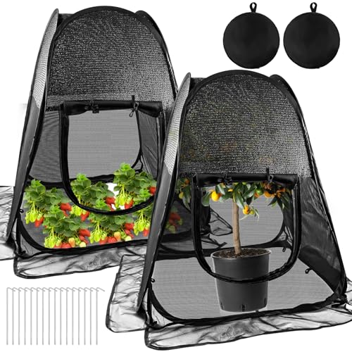 2pack Pop up Plant Shade Tent, Plant Shades for Outdoor