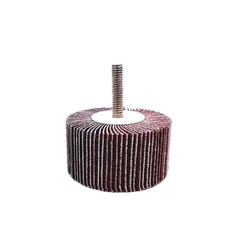 Ściernice listkowe z trzpieniem gwintowanym 6 mm i długimi głowicami ściernymi do szlifowania głębokich otworów, gratowania polerowania wanglan(10pcs,20x25x6mm 80grit)