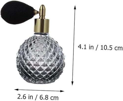 Miniatura 6 de Didiseaon Botella de perfume con bolsa de aire, botellas de spray de vidrio para aceites esenciales, contenedor de perfume transparente, botellas de