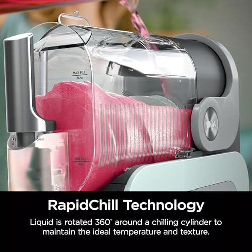 Image of Ninja SLUSHi with RapidChill Technology, 96 oz. Frozen Drink & Slushie Machine, 5 Programs, Slush, Spiked Slush, Frappe, Milkshake, Frozen Juice, FS305CO + Two 16-oz Insulated Bubble Cups (Renewed)