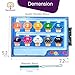 Activities for Elderly with Dementia, Wooden Handhold Dementia Games for Seniors, Easy Magnetic Alzheimers Activities for Parkinson Patients, Memory Care Cognitive Puzzle Matching Board (Blue)