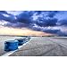 Produktbild YongFoto 3x2,5m Vinyl Foto Hintergrund Asphaltstraße Circuit Autoreifen Bremse Himmel Sonnenuntergang Blaue Wolken Fotografie Leinwand Hintergrund Partydekoration Fotostudio Hintergründe Fotoshooting