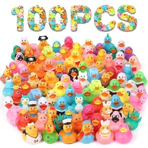 100 Pack Rubber Ducks