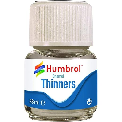 Outletdelocio Humbrol 7501. Pack 2 Botes de disolvente para Pinturas Esmalte de Humbrol. 28 ml Cada uno