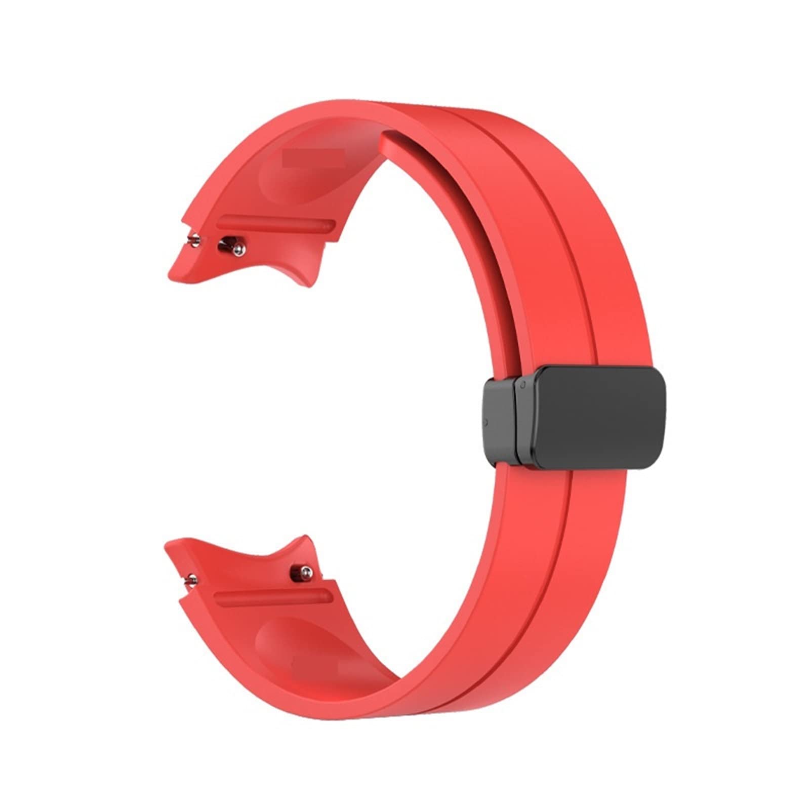 NFINA Headband Multi color option Silicone Strap for Smart Watch Band Multi color option Magnetic Buckle (Color : Dark blue, Size : Short)