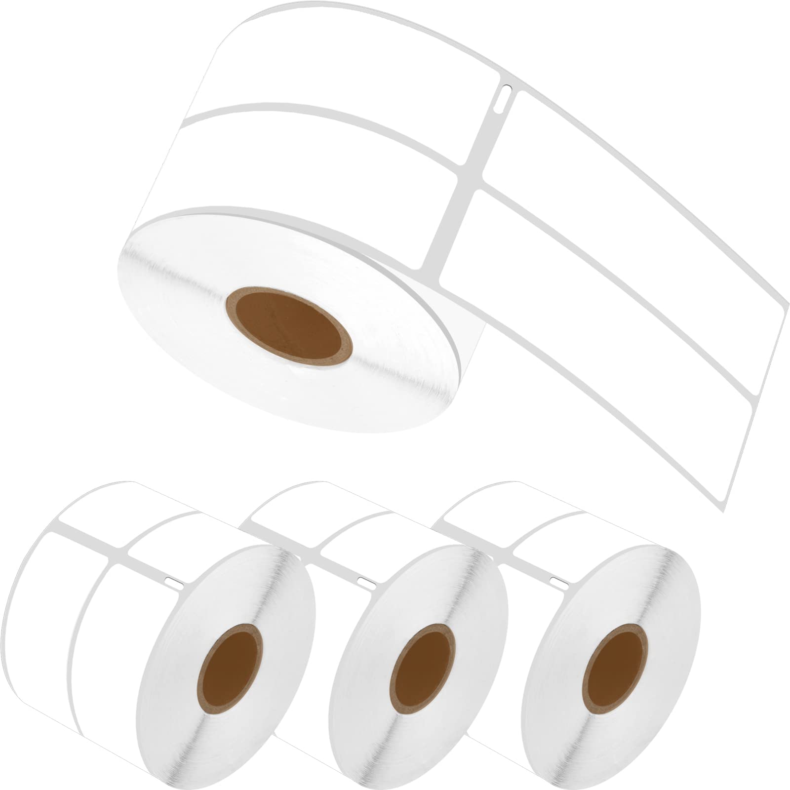 KCMYTONER 4 Rolls (700 Labels/Roll) Address Barcode Labels 2-up Compatible for DYMO 30253 1-1/8" x 3-1/2" Use with Dymo Labelwriter 450, 4XL and Zebra