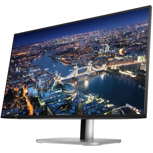 Image of HP Series 7 Pro 27-inch 727pu 2K Quad HD (2560 x 1440) LCD Monitor, 2-Pack - Daisy Chain, DisplayPort, USB Hub, Thunderbolt 4 Bundled with Desk Mount Dual Stand & USB-C Multiport G5 Dock