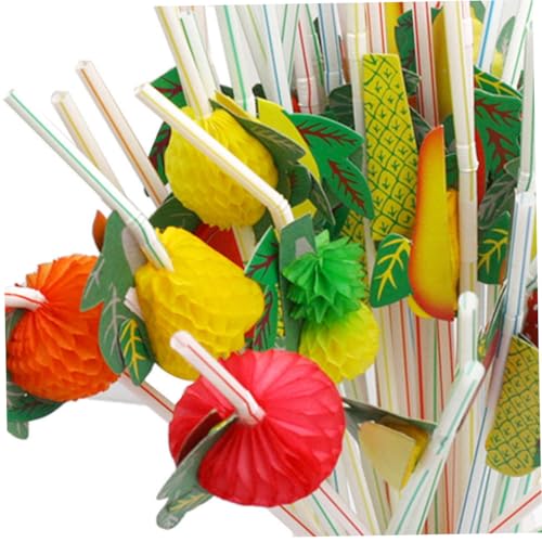 KOMBIUDA 50 unidades pitillos desechables de colores surtidos miniatura 3