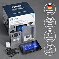 Goliath Basic Video Türsprechanlage, 2 Draht Bus, 7" Monitor, Unterputz Türklingel mit Kamera, Gegensprechanlage mit Türöffner und Klingel, 1 Familienhaus, Plug & Play, Smartphone App – Ansicht 6