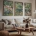 Farmhouse Abstract Landscape Wall Art Vintage Oil Painting Prints Vintage Spring Wildflower Wall Art Impressionist Garden Pond Floral Poster Set of 3 for Living Room Bedroom Home 12x16 Inch Unframed