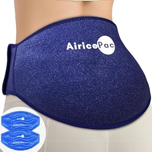 AiricePac 2-Pack Reusable Gel Back Wrap