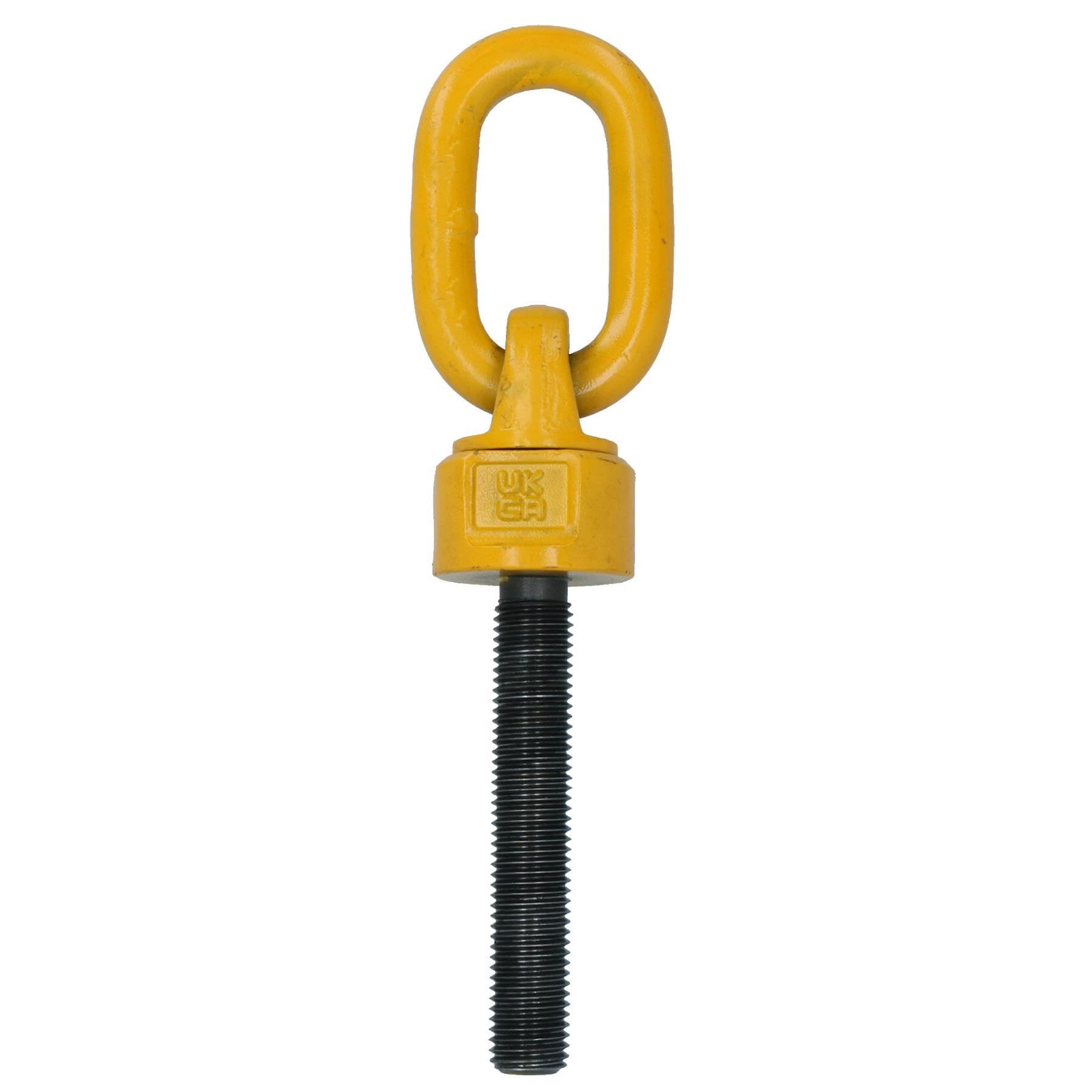 Perno de ojo giratorio M16 x 120 mm con anillo de 1,12 t de capacidad, 1 unidad