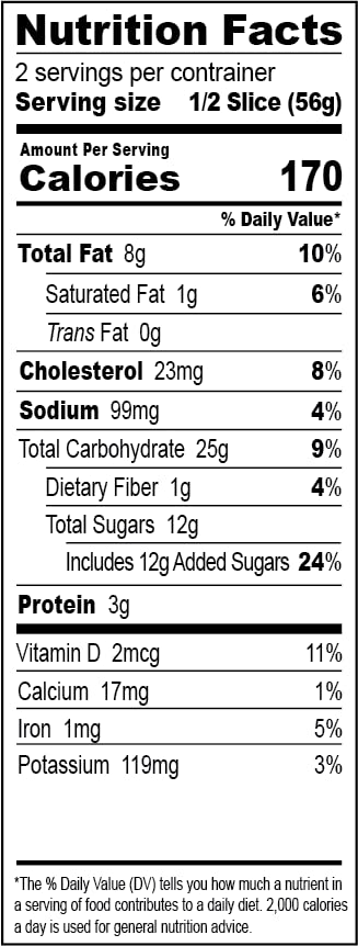 Image of Nadel - Naturally Delicious Banana Nut bread, 8 Pack, Fresh Bananas, Crunchy Walnuts, Lunch snack breakfast bars Natural fresh brand, Cake Slices