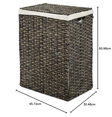 Seville Classics Handwoven Laundry Bin thumbnail 6